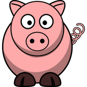 Cartoon Clipart Free Pig Cartoon Clipart - Polyvore