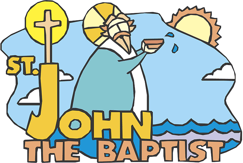 Two Hearts Design - Saints Clipart - Saint John The Baptist