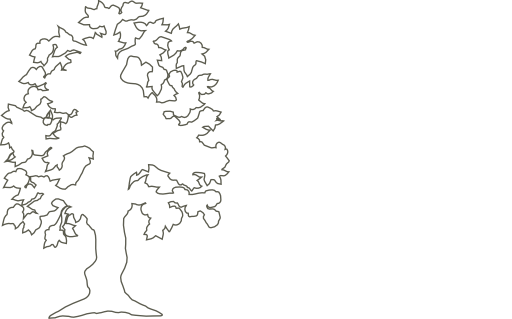 Simple Flowering Tree Outline Clipart Royalty Free ...