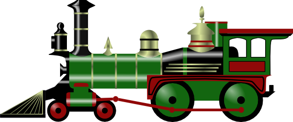 Rail Engine Cartoon