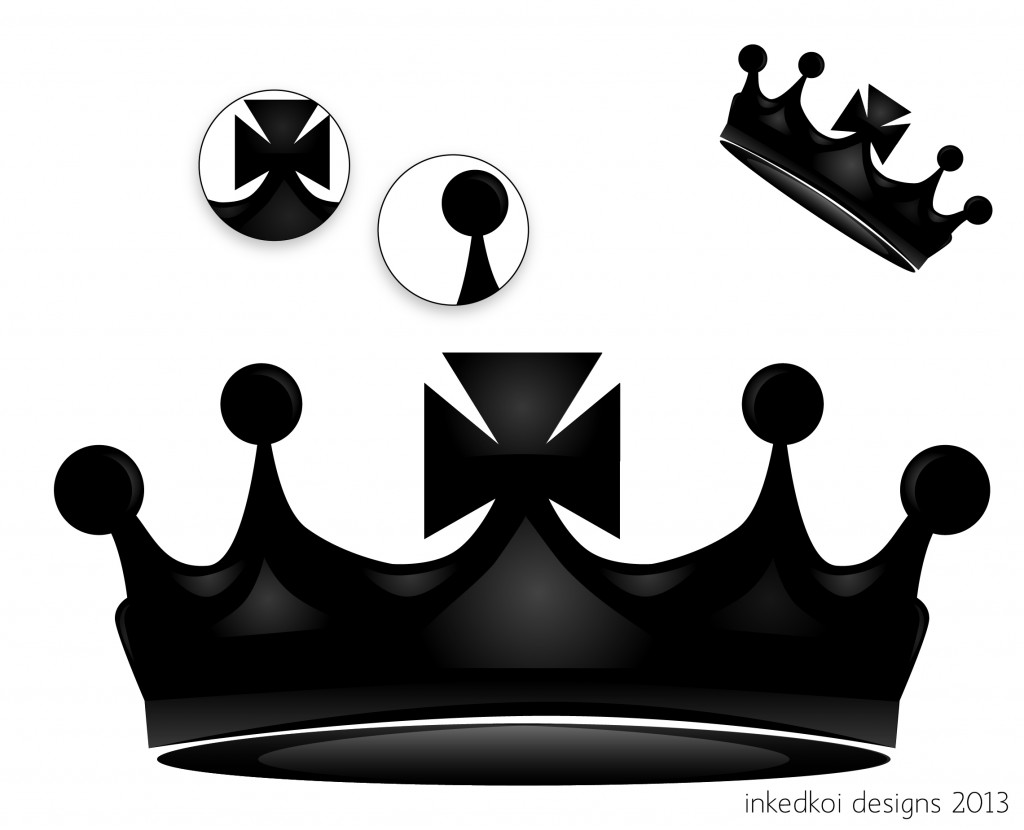 Black Crown for a king | inkedkoi designs; Your Vision, Our Design ...