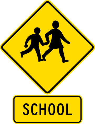 New Zealand Sign Assembly - Watch For School Children (old ...