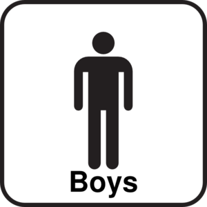 Boys Restroom Signs Sign Emedco