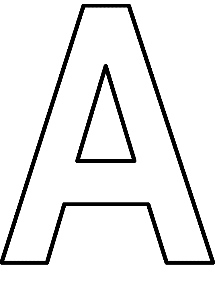 Letter aa clipart black and white - ClipartFox