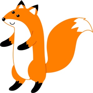 Animated fox clipart