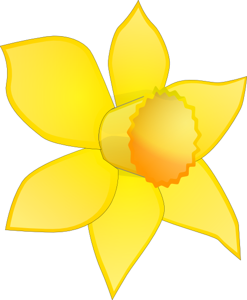 Daffodil In Cartoon - ClipArt Best