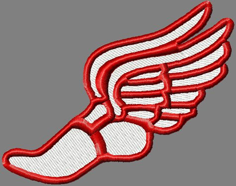Best Track Shoe With Wings #5787 - Clipartion.com