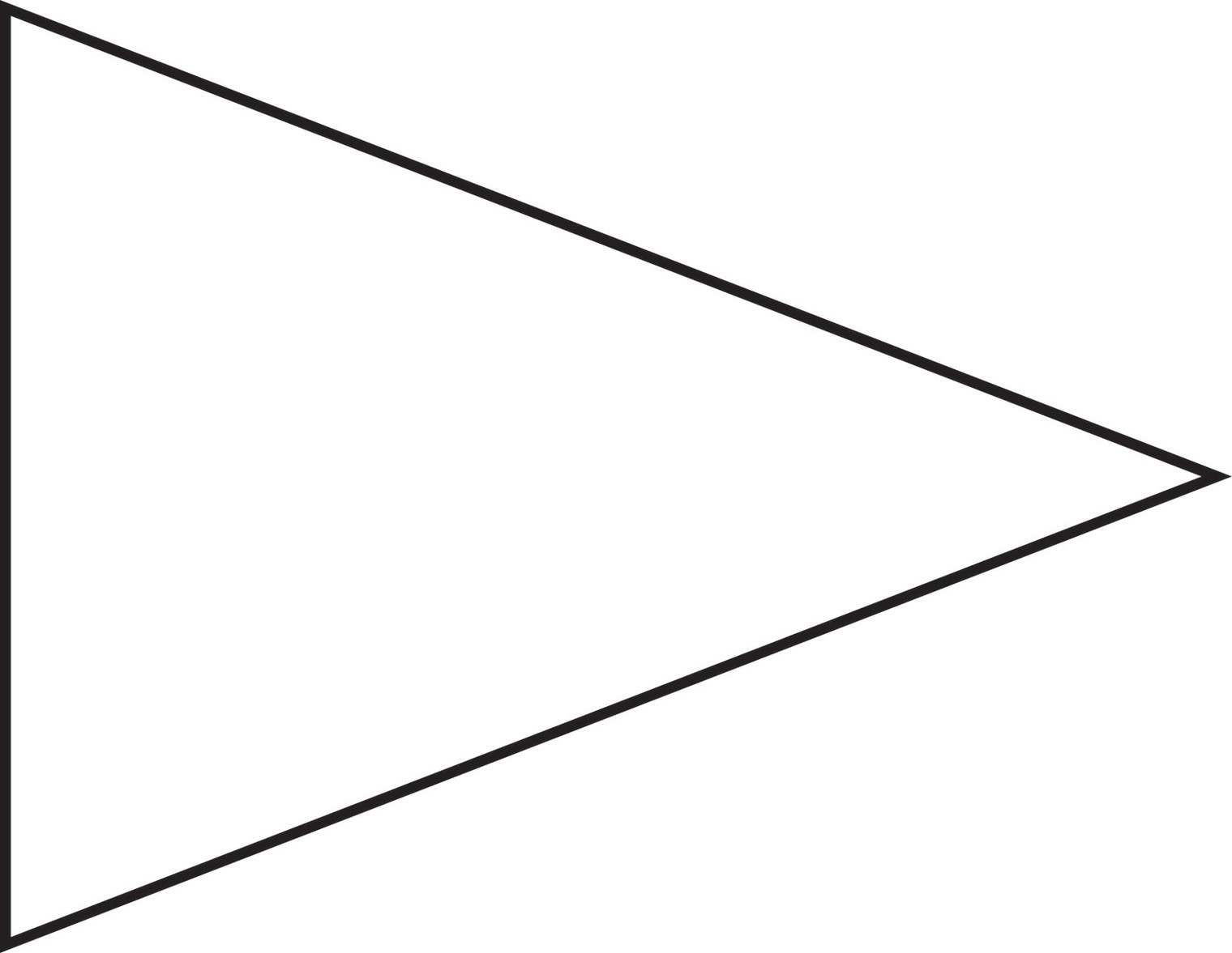 triangle-pennant-banner-template
