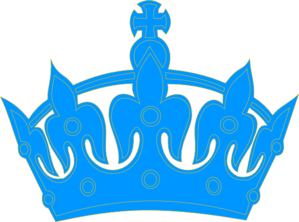 Blue Crown Clip Art - vector clip art online, royalty ...