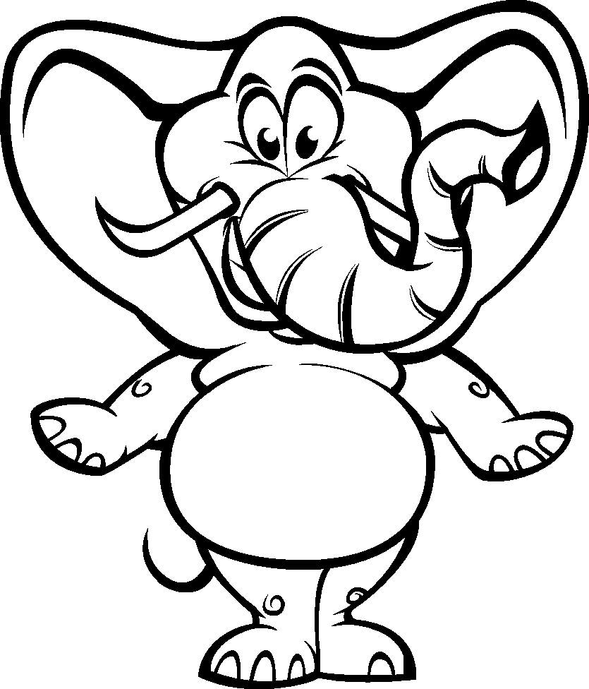 Cartoon animal coloring pages to download and print for free