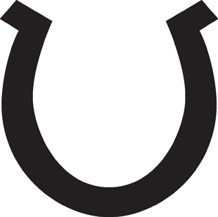 Horse Shoe Symbol :: SYMBOLS :: Decals :: Custom Lettering and ...