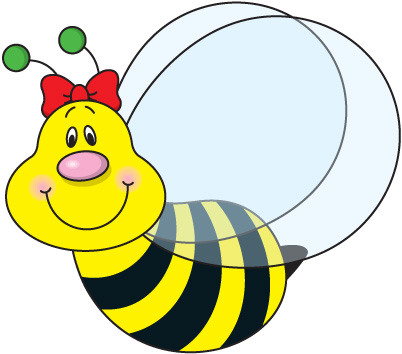 Free cute bee clipart