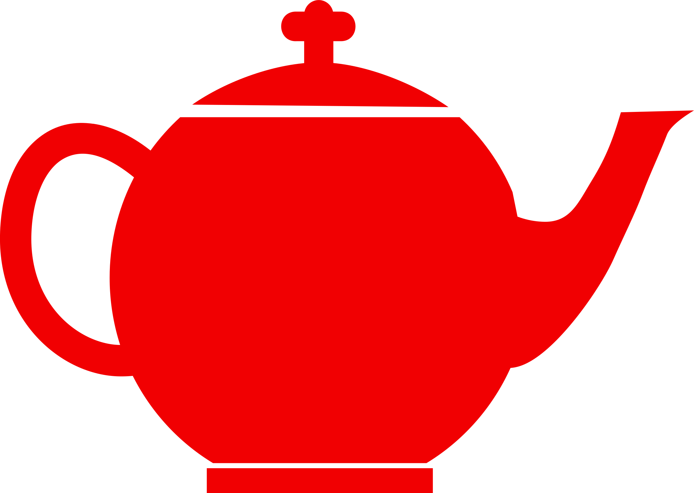 Clipart - Jubilee tea pot red