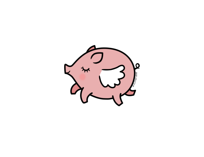 Cartoon Flying Pig | Free Download Clip Art | Free Clip Art | on ...