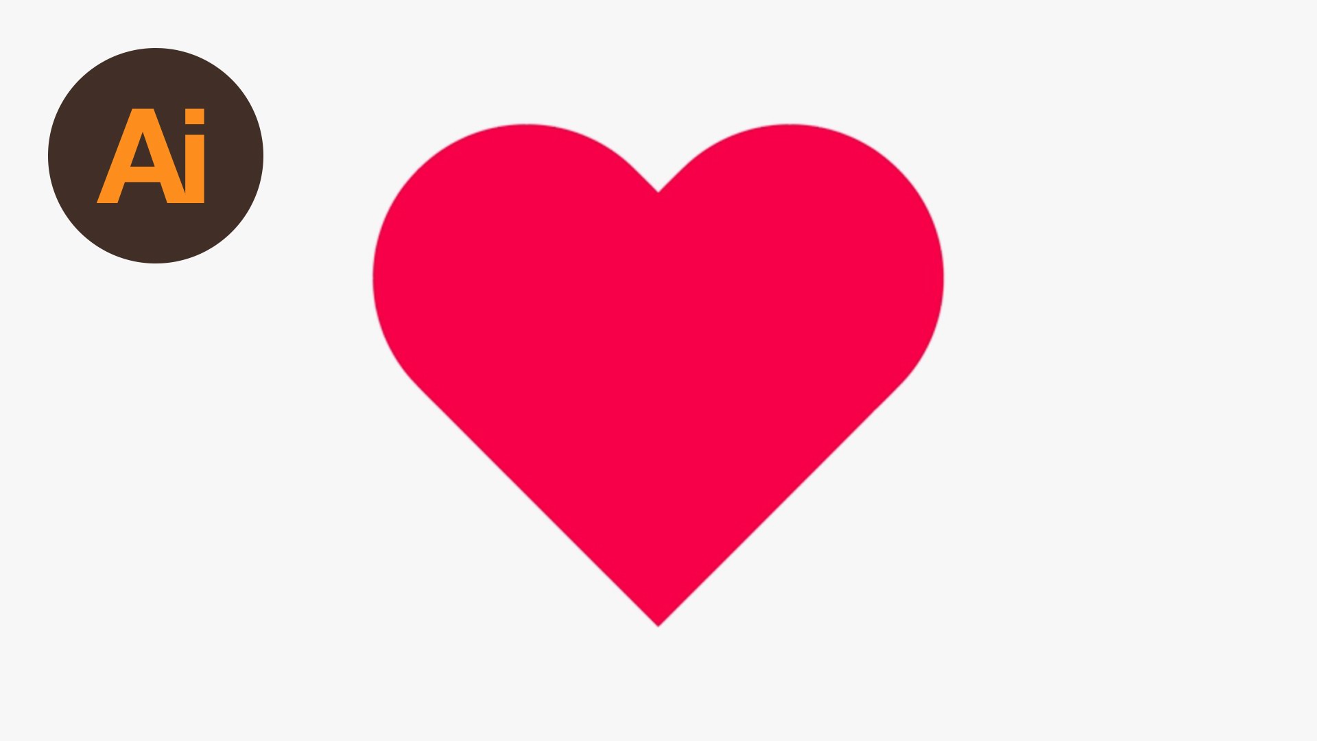 Learn How to Draw a Heart Shape in Adobe Illustrator | Dansky ...