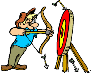 Funny Archery Arrow Clipart