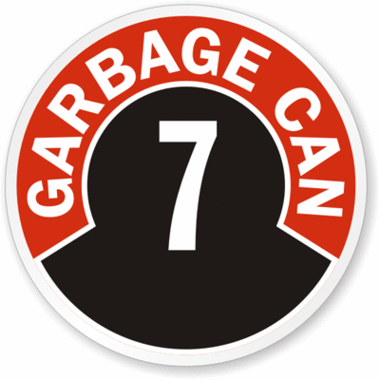 Garbage Signs Clipart - Free to use Clip Art Resource