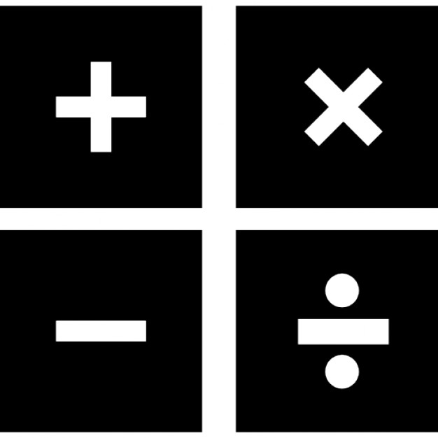 Algebra Math Symbols Printable Chart - math black and white ...