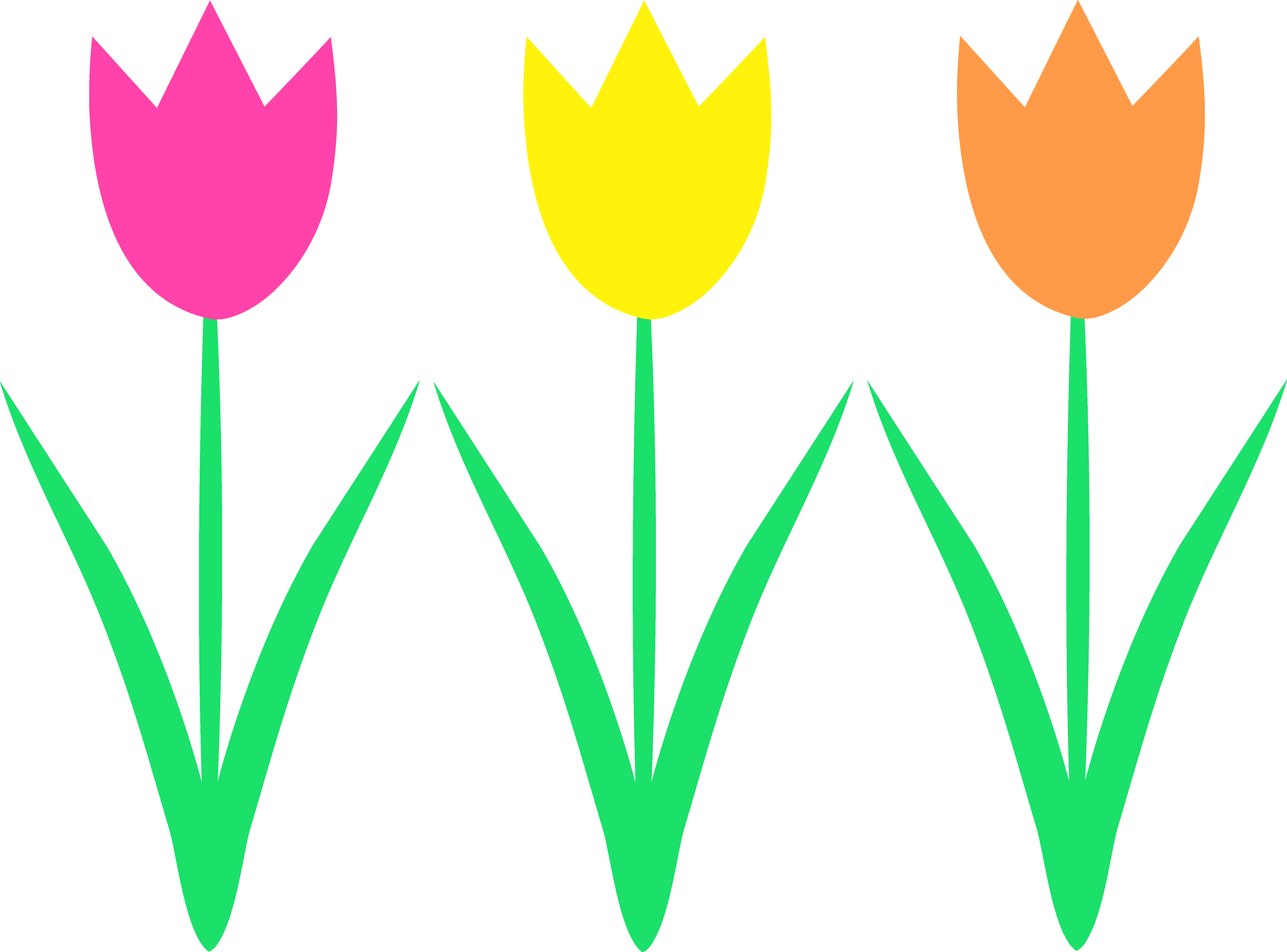 Cartoon Tulips - ClipArt Best