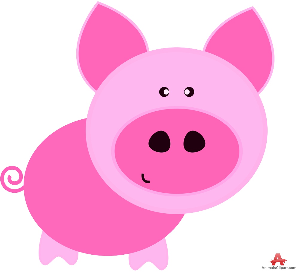 pink pig clip art free - photo #42