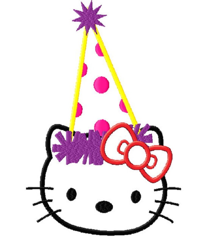 kitty birthday clipart - photo #17