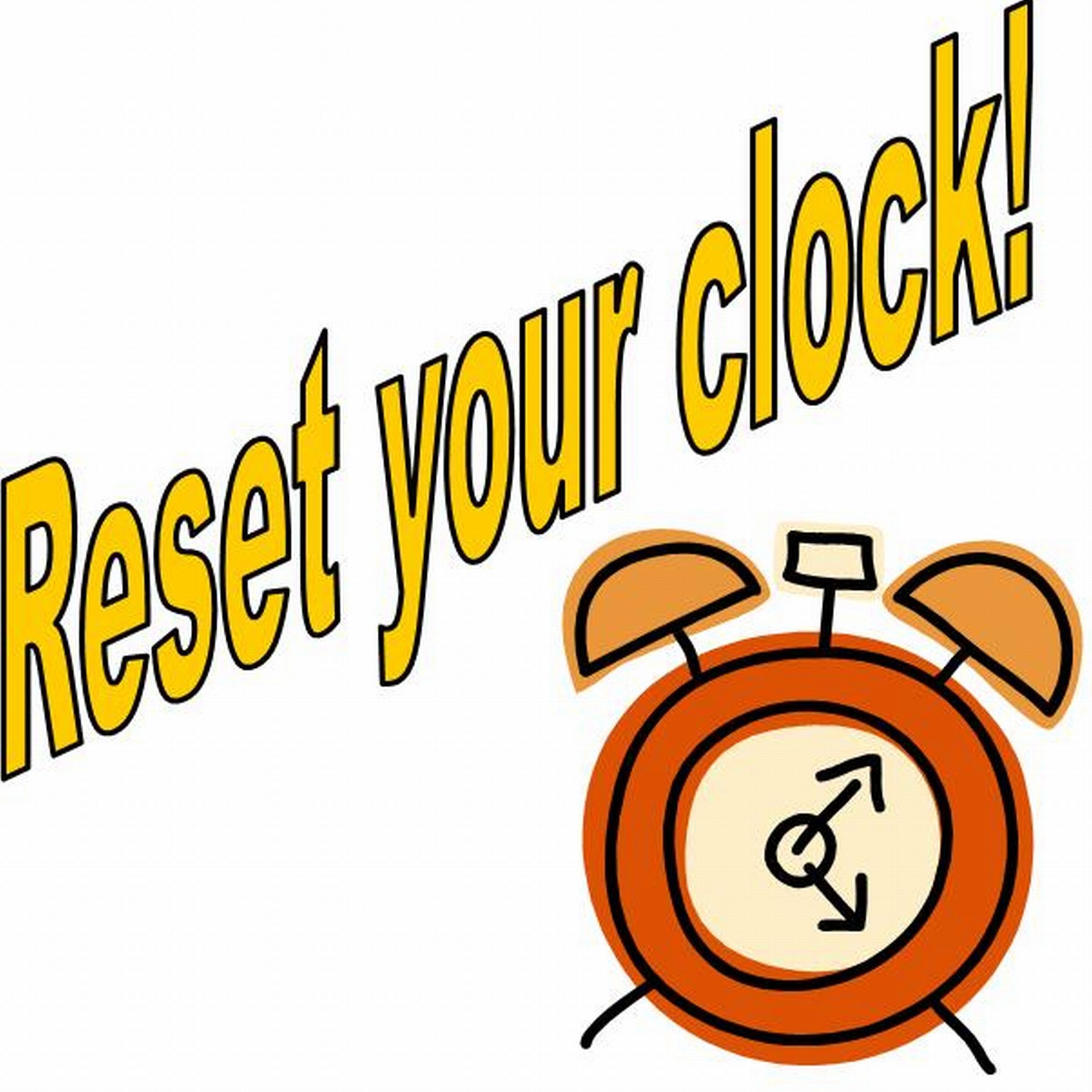 clip art clocks forward - photo #43