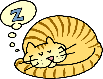 Sleeping Cat - ClipArt Best