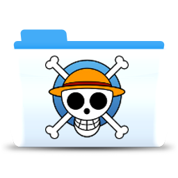 Folder One Piece Logo Icon - One Piece Folder Icons - SoftIcons.com