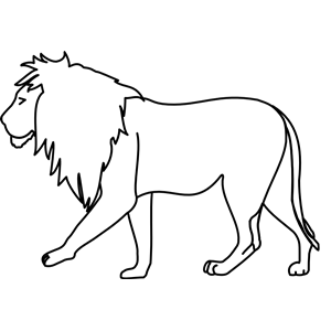 Lion Outline