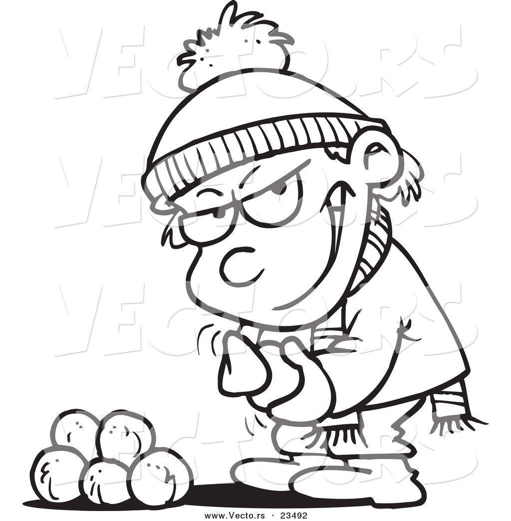 clipart snowball fight - photo #17
