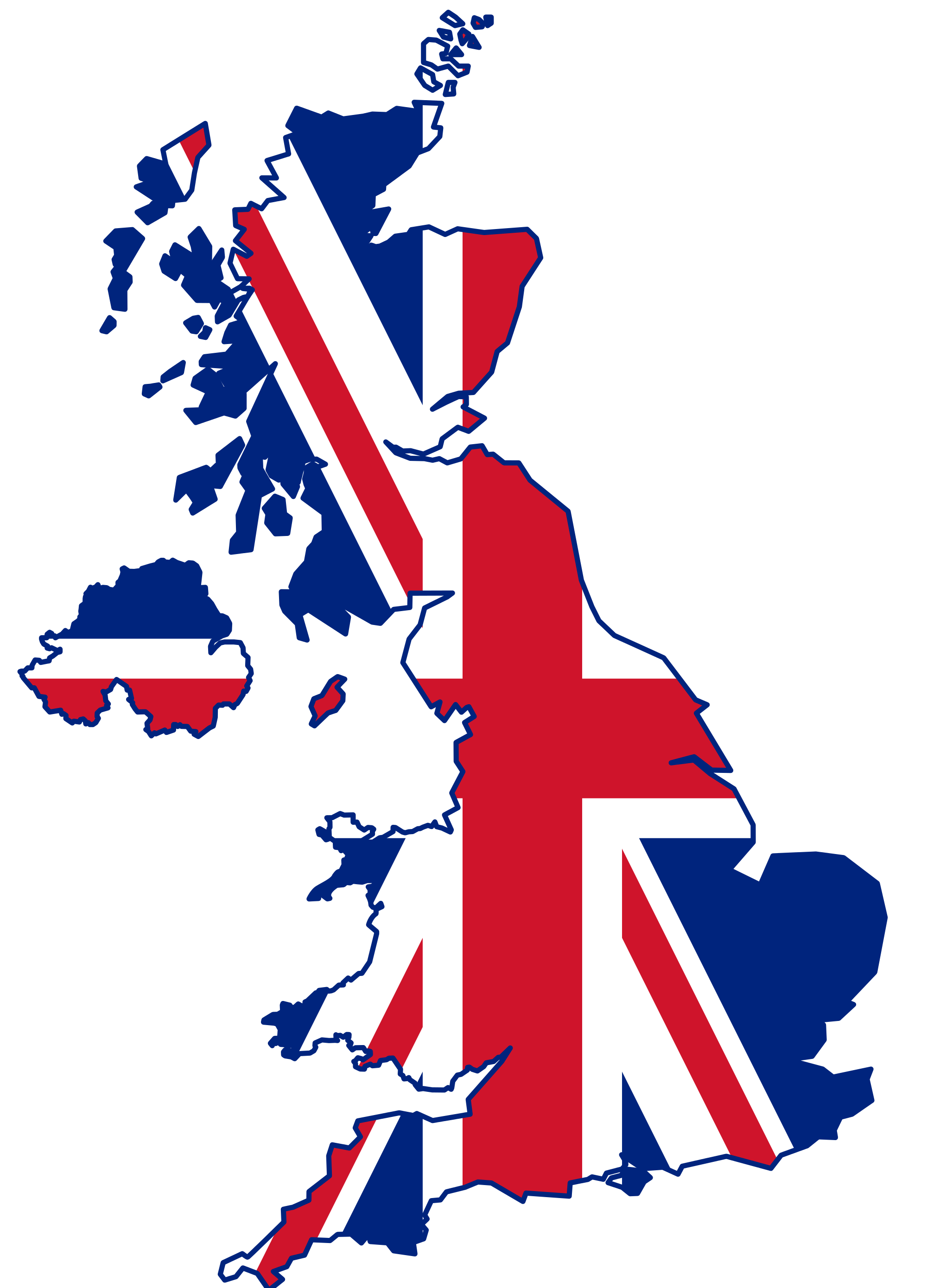 File:UK Outline and Flag.svg