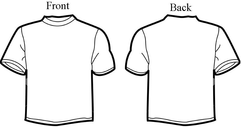 clip art of a t shirt outline - photo #28