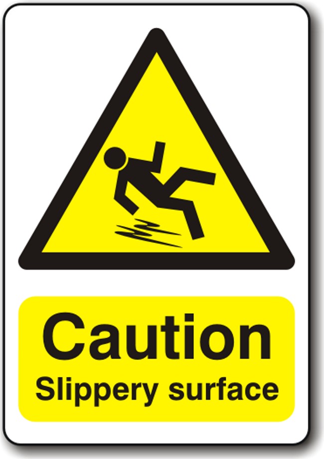 Caution Slippery Service (in Warning Signs section) @ Prosol UK