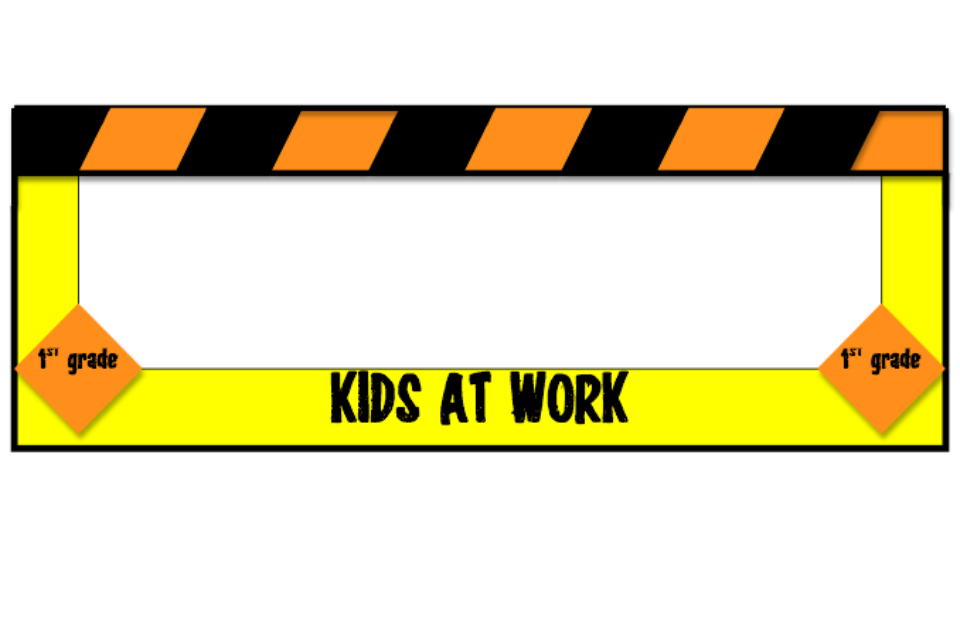 Kids Construction Signs - ClipArt Best