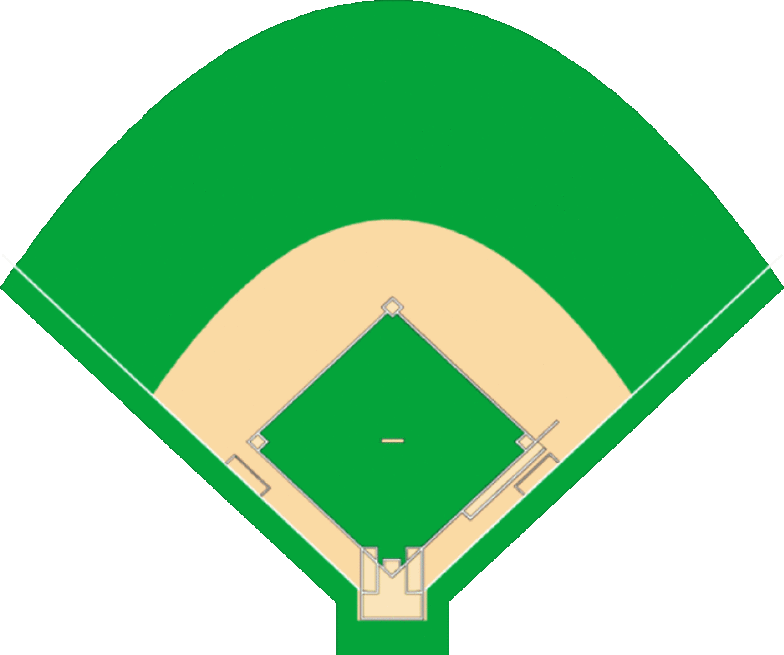 How To Draw A Baseball Field Clipart - Free to use Clip Art Resource