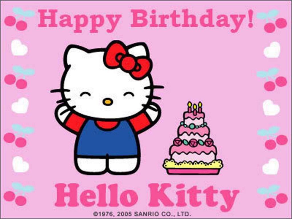 hello kitty clipart free birthday - photo #25