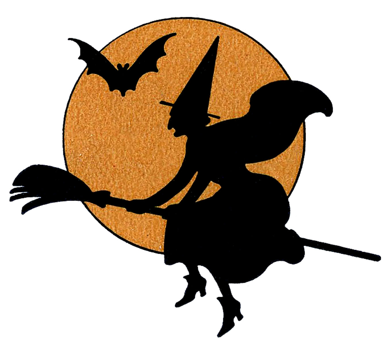 Pregnant Witch Clipart