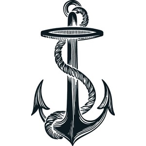 Classic Anchor Tattoo Nautical Tattoo Symbols Free Tattoo De ...