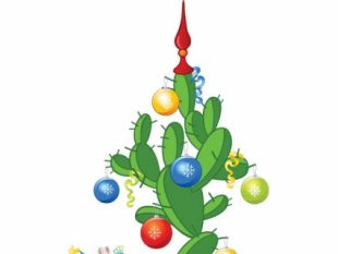 Christmas green fir-tree vector material 03 | free vectors | UI ...