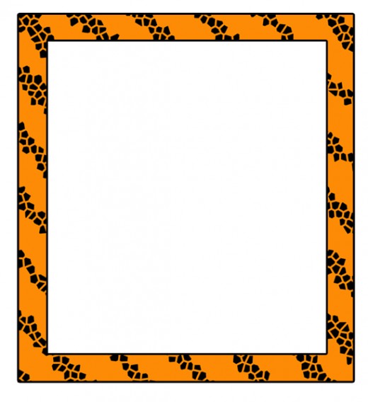 Free Printable Halloween Scrapbooking Patterns & Frames