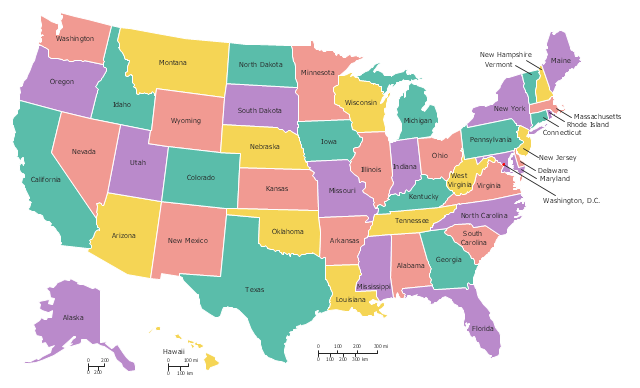 Geography Blog: US Maps with States