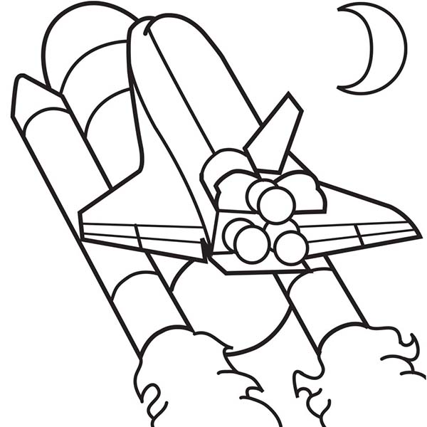 Printable Rocket Ship Coloring Pages For Kids inside Rocket Ship ...