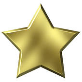 Gold Star Clipart Free - Tumundografico