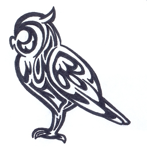 Tribal Owl Tattoo Designs - ClipArt Best