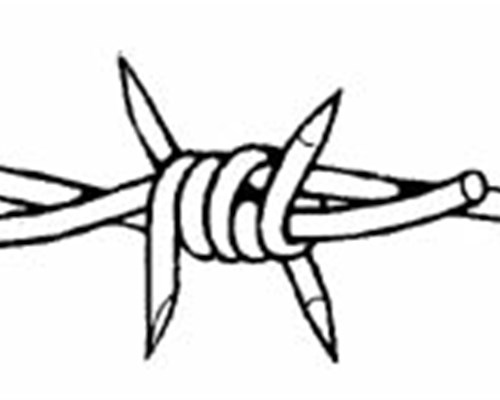 Images of Concertina Wire Fence Line Drawing - Wire Diagram Images ...