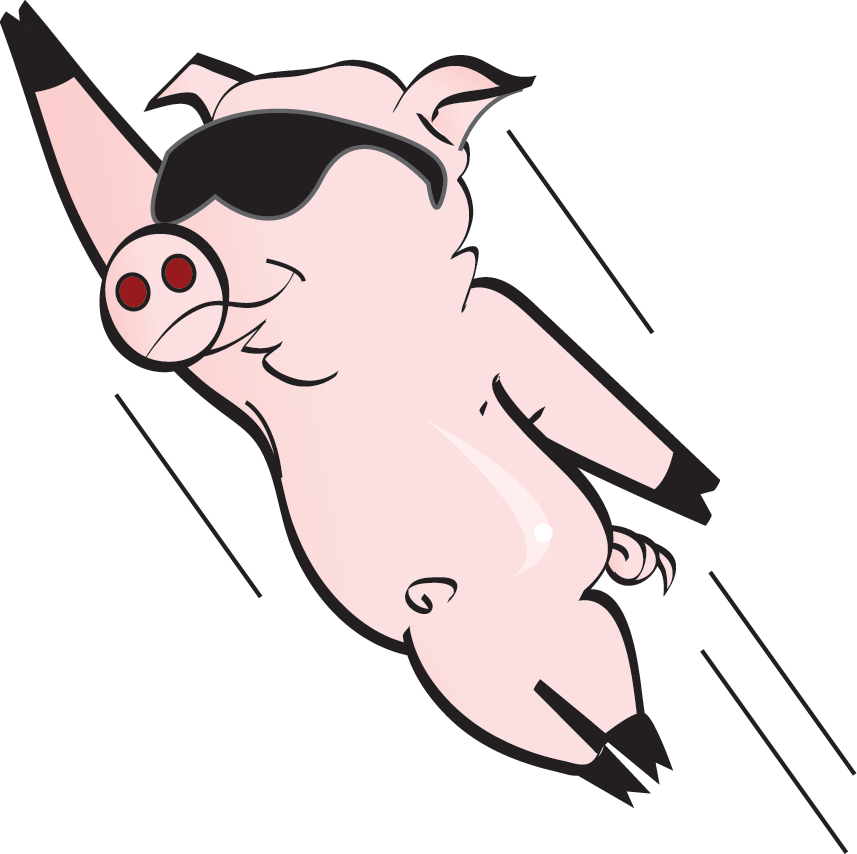 when pigs fly clipart - photo #7