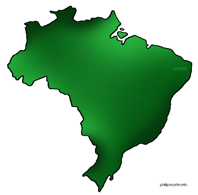 clipart map of brazil - photo #6