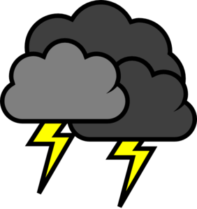 421 views Cloud lightning clipart