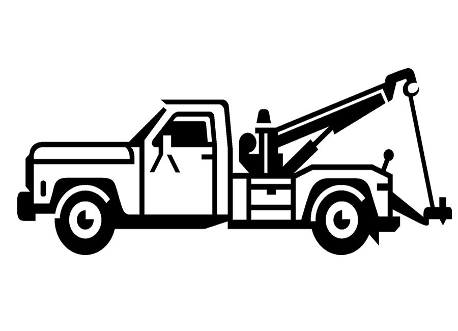 Truck art vector semi truck and trailer illustration tow truck ...
