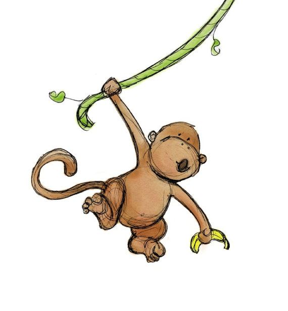 monkey laughing clipart - photo #39